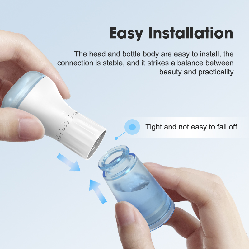Newest 140 Scalp Massager &amp; Hair Growth Device, Adjustable 0-3.0mm Professional Head Care Tool for Serum Absorption
