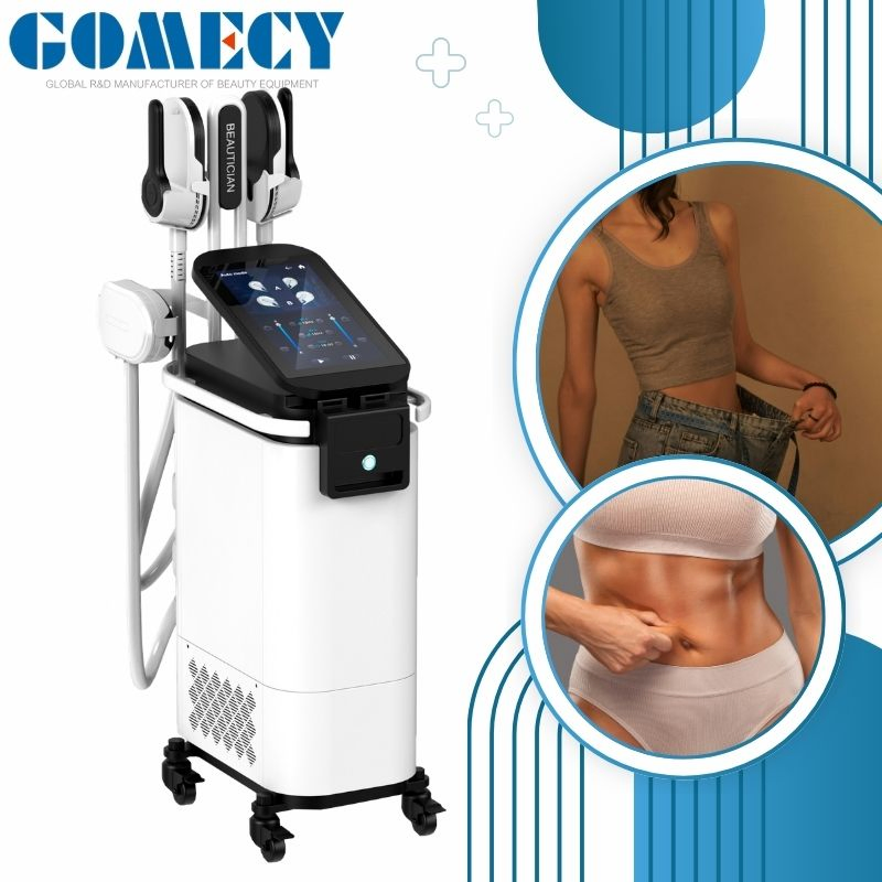 Dual Technology Non Invasive Body Contouring Device 0-7tesla 300-5000W for Muscle Strengthening