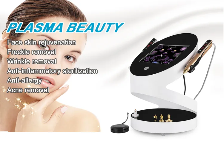 Professional Desktop Double Handles 2 in 1 Cold Plasma Pen Ozone Plasma Skin Care Anti-Wrinkle Beauty Salon Device