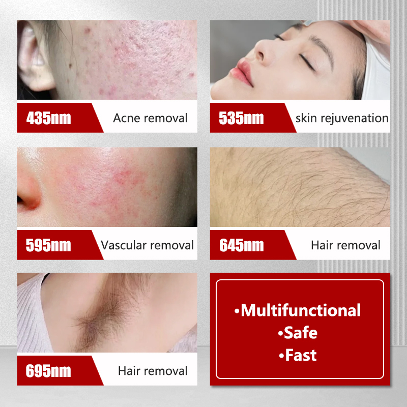 Multifunctional Beauty Equipment 3000W BBL NIR Facial Rejuvenation Skin Care Machine Beauty Salon
