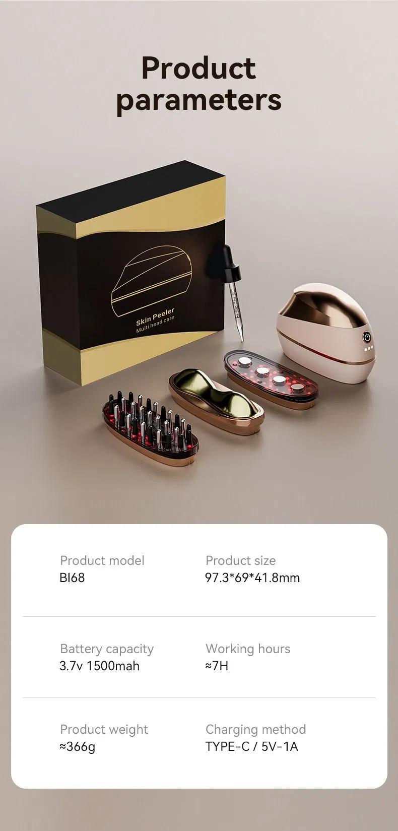Home Use Beauty Equipment Multifunctional EMS Microcurrent Facial Skin Care Rejuvenation Device
