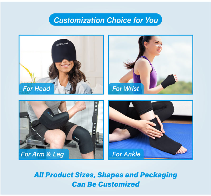 CSI 360&deg; Full Coverage Reusable Hot &amp; Cold Therapy Migraine Relief Cap Eye Masks