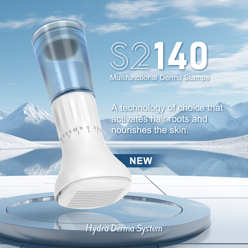 Newest 140 Scalp Massager &amp; Hair Growth Device, Adjustable 0-3.0mm Professional Head Care Tool for Serum Absorption