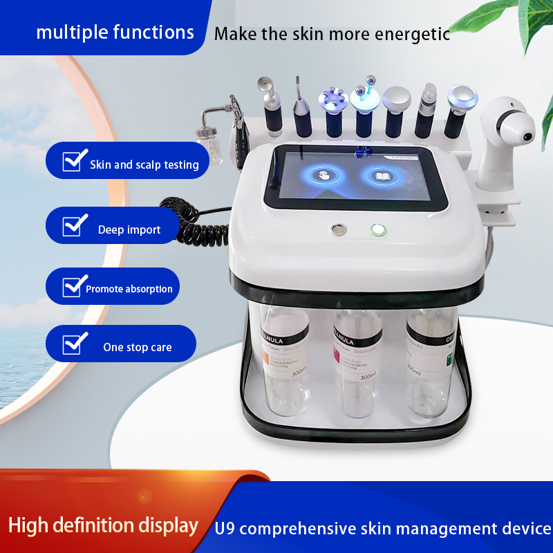 Professional Multi-Function Skin Analysis and Treatment Device with Camera Detection and Vacuum Cleaning for Skin Care