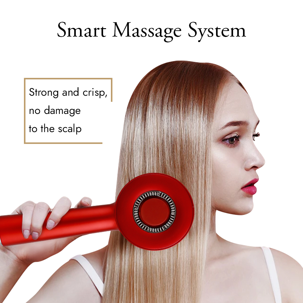 Synogal Red Light Therapy Automatic Massage Anti-loss Hair Electric Oil Applicator Head Scalp Massager