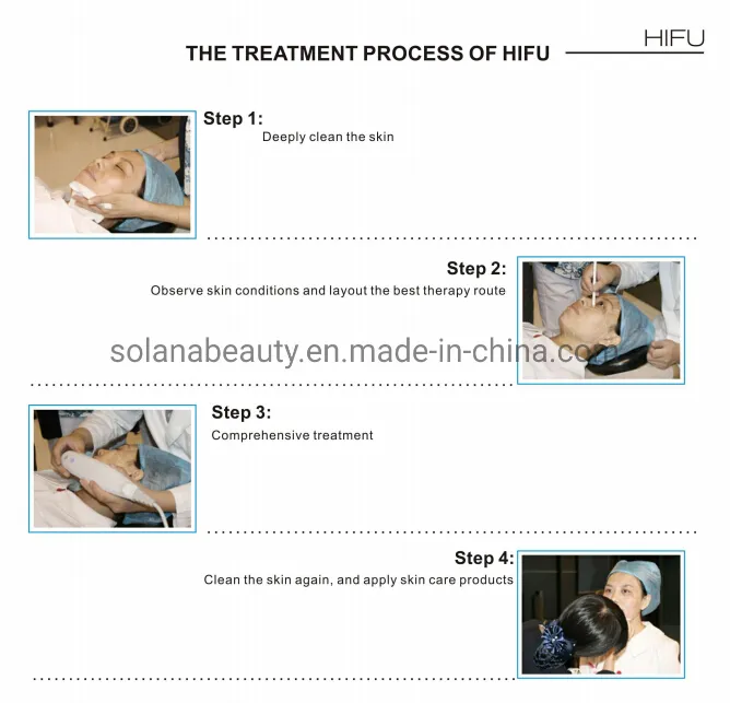 Professional 5 Cartridges Hifu Maquina Facelift Body Slimming Beauty Device
