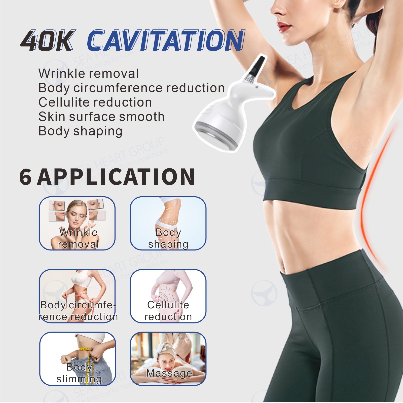 Lipolysis Machine 3in1 RF Vacuum LED Slimming Beauty Device Standing for Body Face Eyes Weight Loss