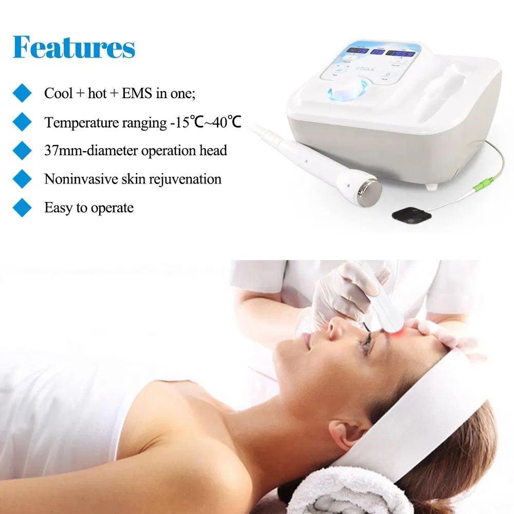 Cryo Facial Machine Skin Cool Beauty Machine Hot Cold Hammer Anti Aging Devices