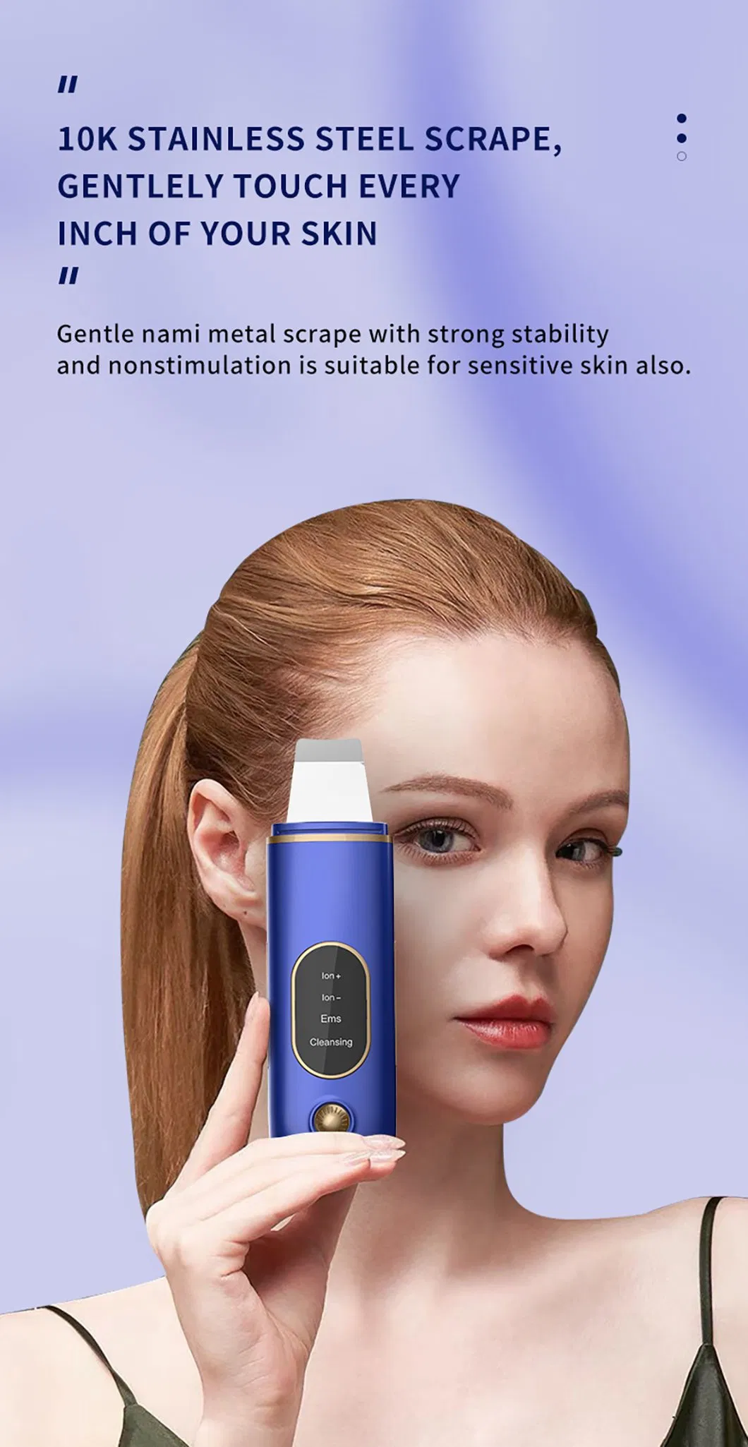 Professional Ultrasonic Skin Scrubber Detail 8