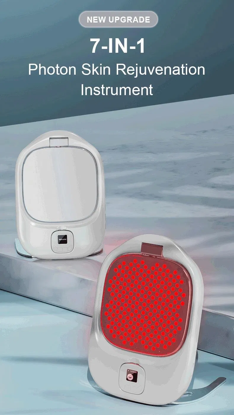 Customized Color Photon Facial Red LED Light Therapy Panel Treating Acne, Wrinkles and Pain Device with Smart Ai Function for Beauty