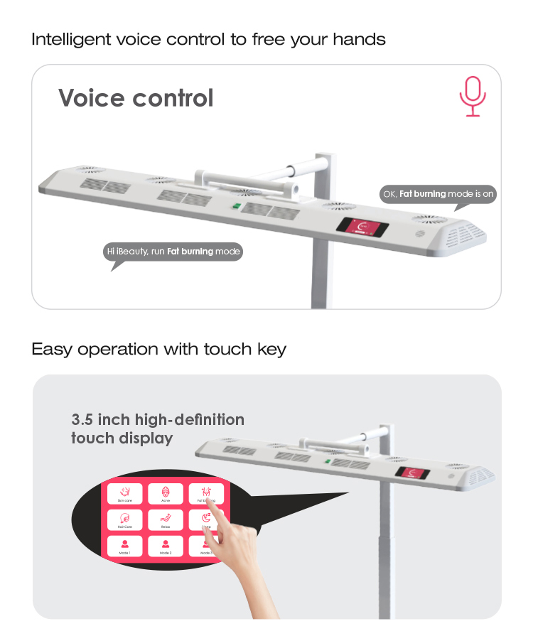 Factory Wholesale Led Red Light Therapy Led Red Light Therapy Panel 450/610/630/660/810/830/850nm with Electric Stand