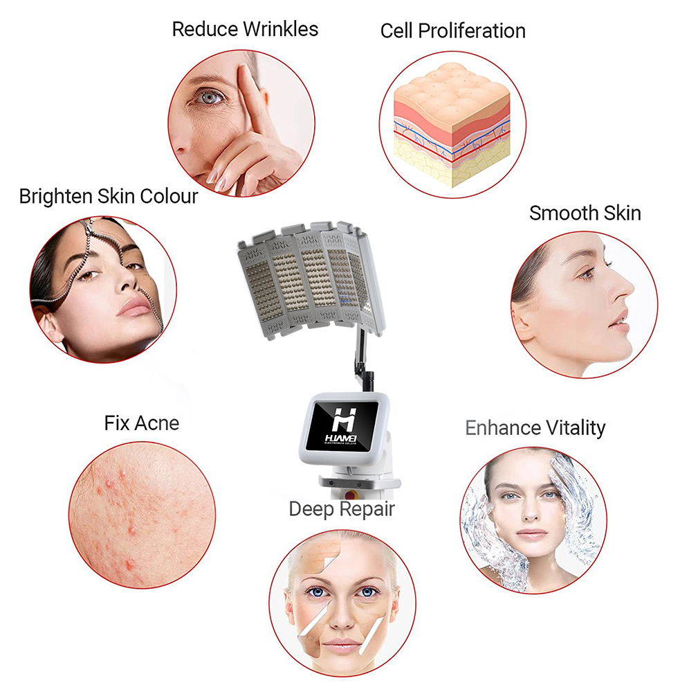 New Arrival Red and Blue Light Therapy PDT Machine Skin Rejuvenation Light Facial Pdt Led Light Therapy Machine
