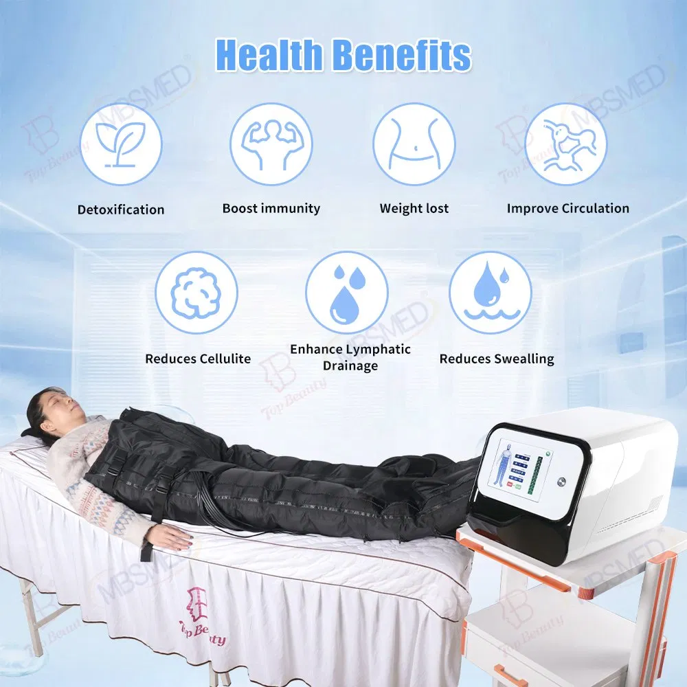 Portable Infrared Air Compression Massage Pressotherapy Leg Foot Lymphatic Drainage Beauty Device