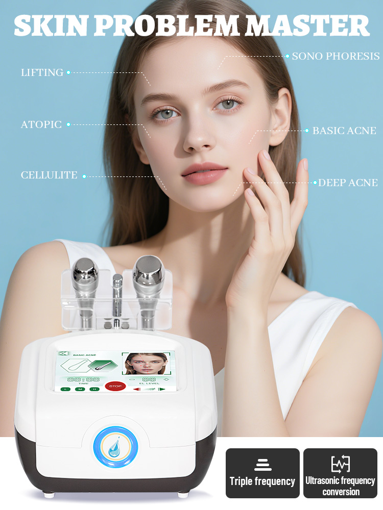 SMAS Desktop Lifting Machine 10MHz Sonophoresis for Skin Whitening Acne Atopic Repair