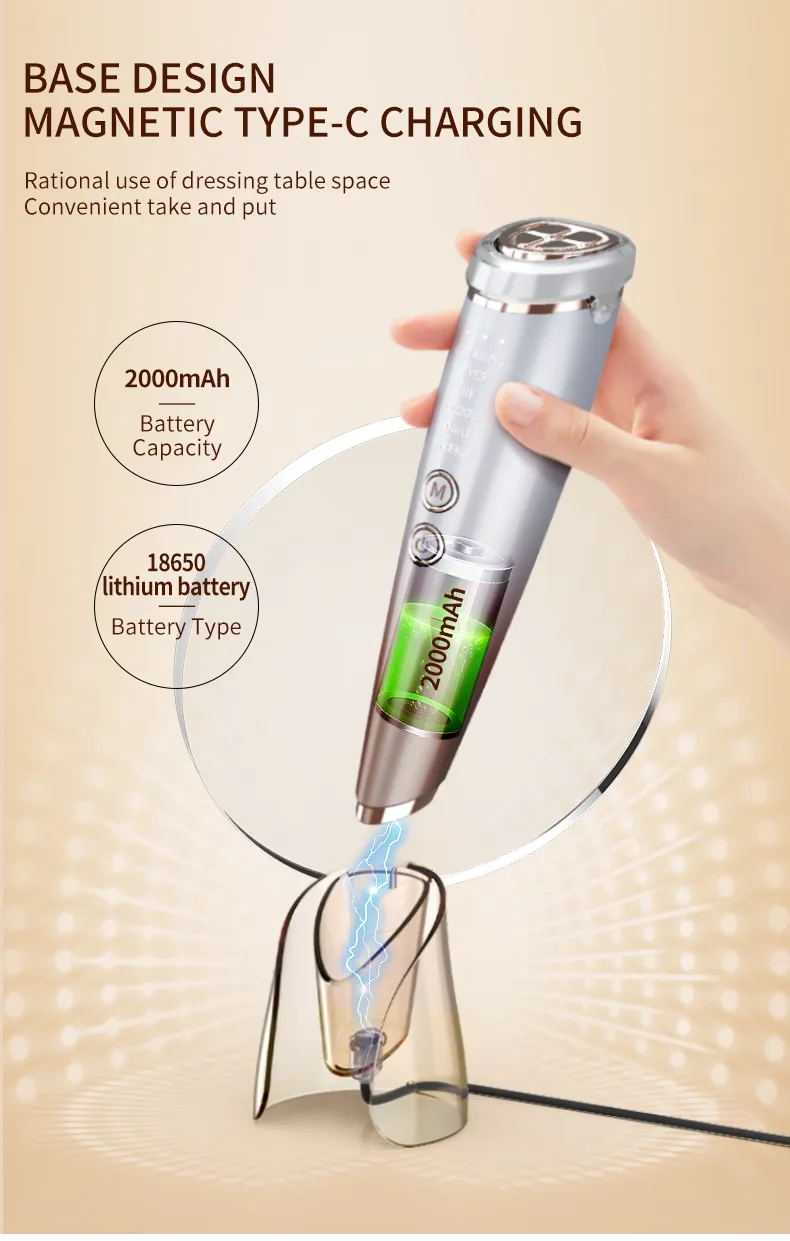 Multi-Functional Face Lifting Skin Rejuvenation RF Beauty Device Anti-Aging Device