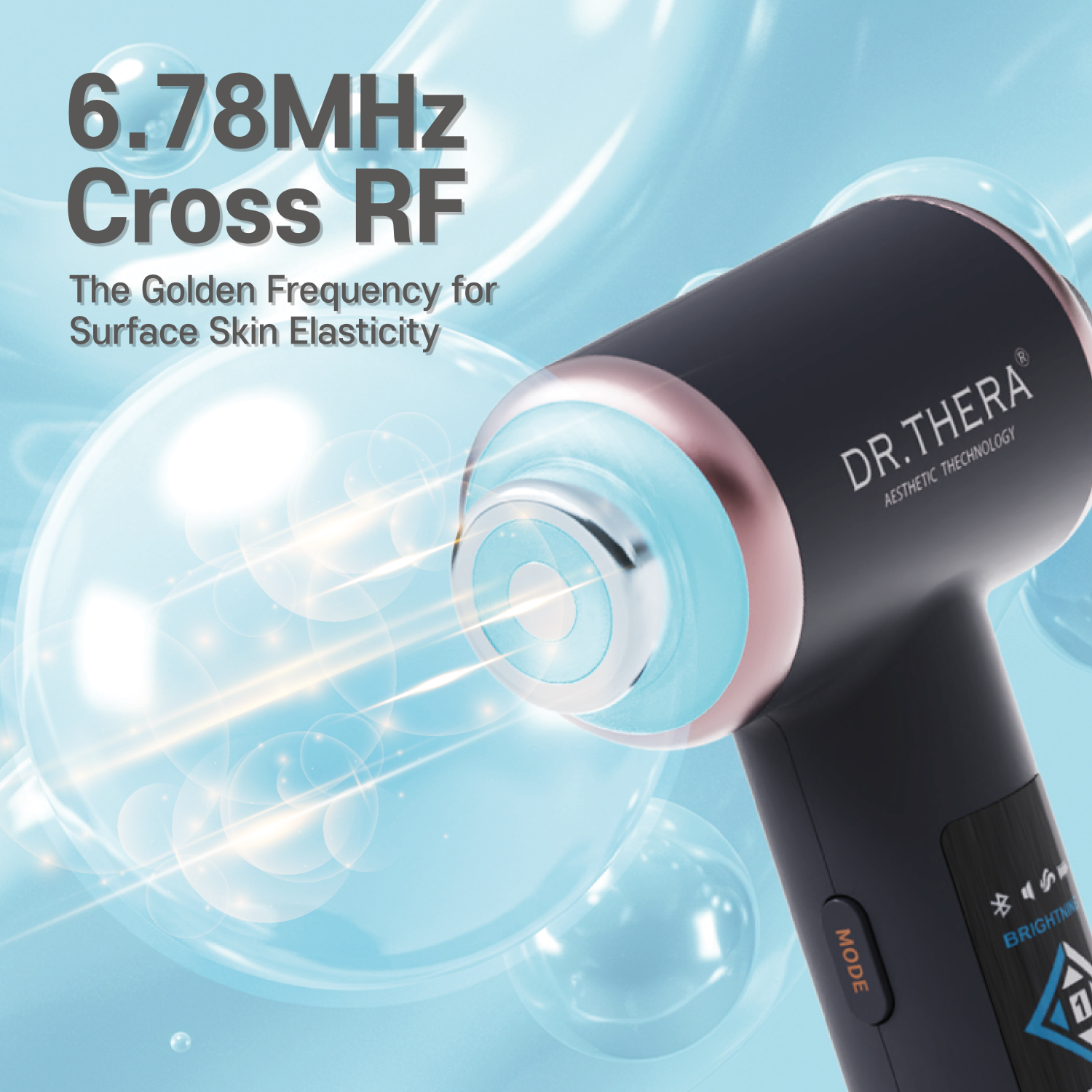 Advanced Dual-Frequency Facial Therapy Device with Radio Frequency Technology for Skin Tightening and Wrinkle Reduction