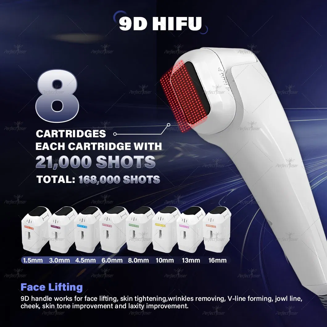 Popular Body Contouring 12D Hifu Wrinkle Remove RF Skin Tightening Beauty Device