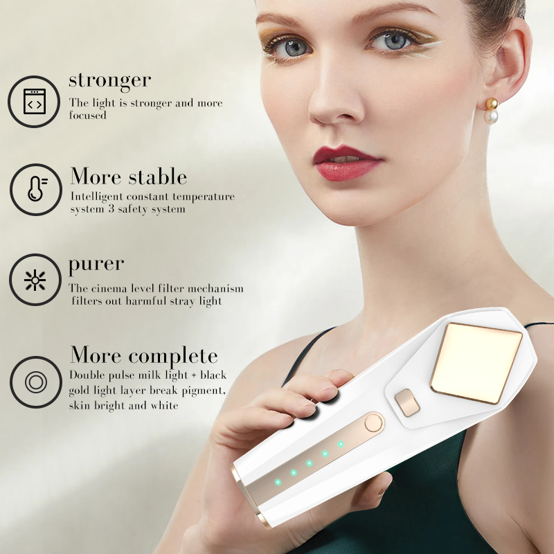Pakiss Dual-Band Skin Rejuvenation Technology Black Gold Photon Beauty Device for Anti-Aging &amp; Firming