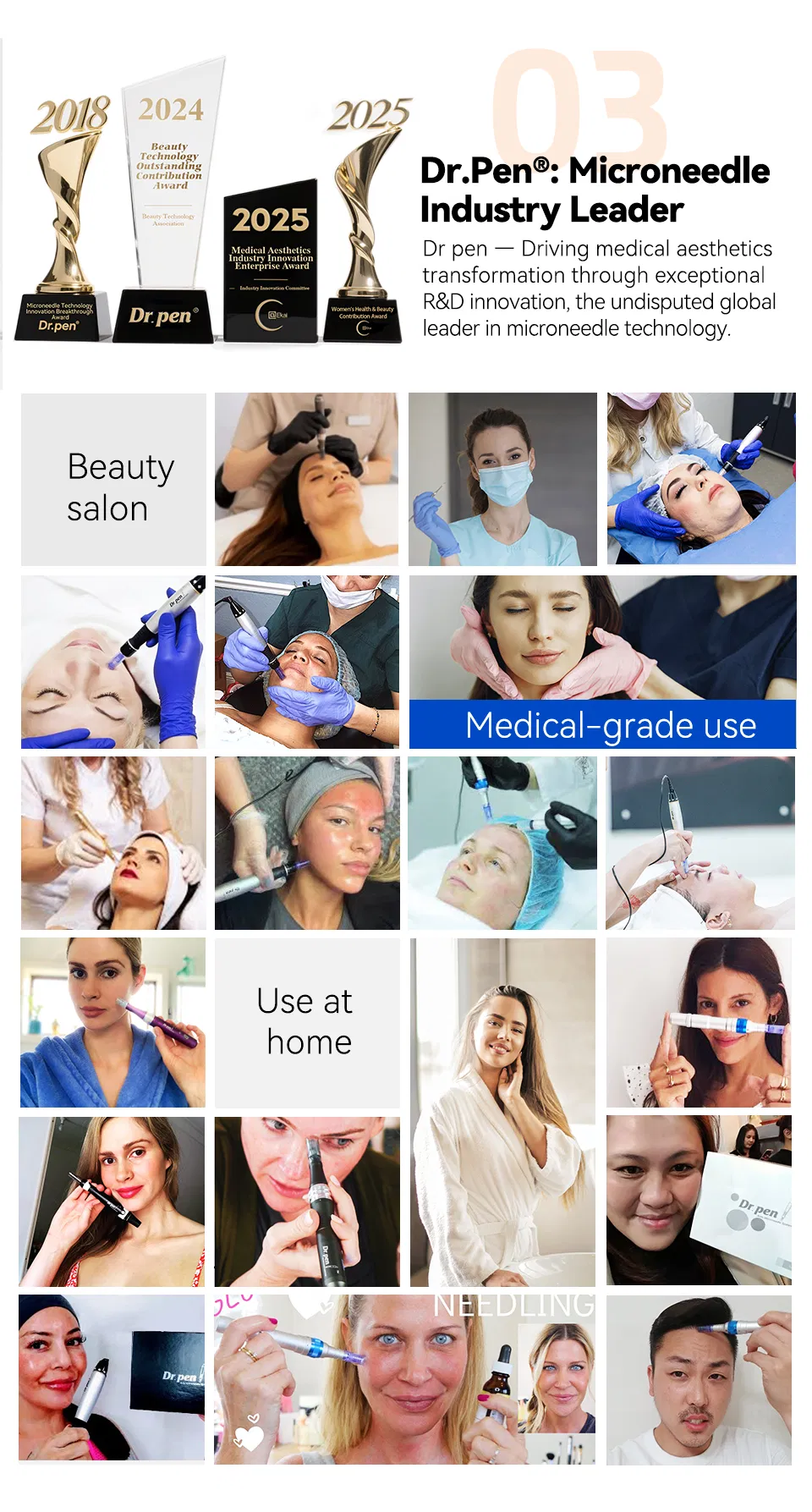 Advanced Micro Needle Anti-Aging Beauty Device for Professionals