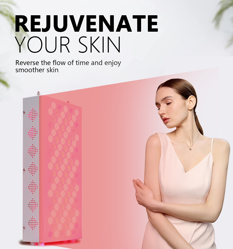 4 Wavelengths Red Light Therapy Device for Skin Rejuvenation