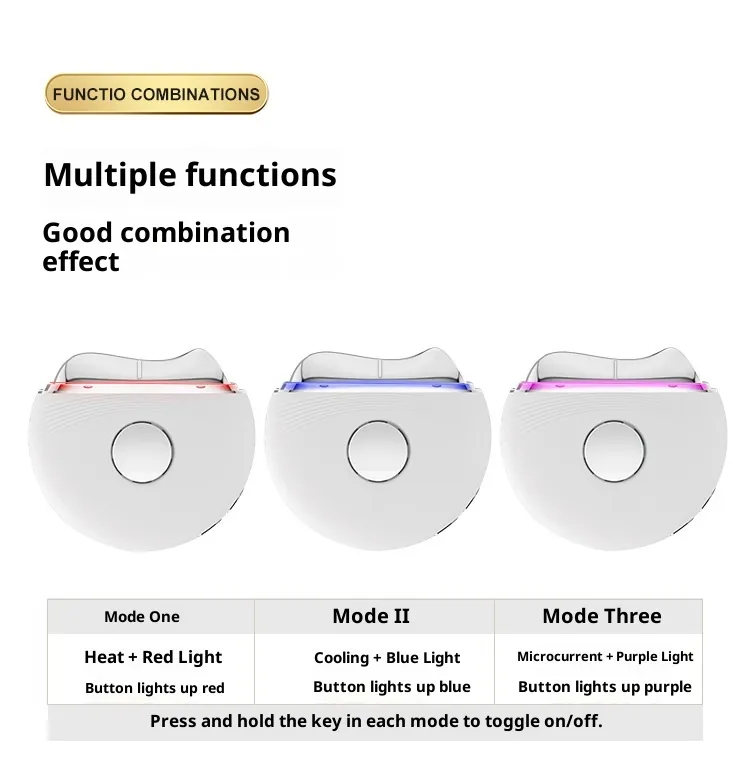 Face Massager Tool Microcurrent Facial Device Cold & Hot Tightening Massager Skin Magic Beauty Device The Secret to Anti-Aging Renewalift Device
