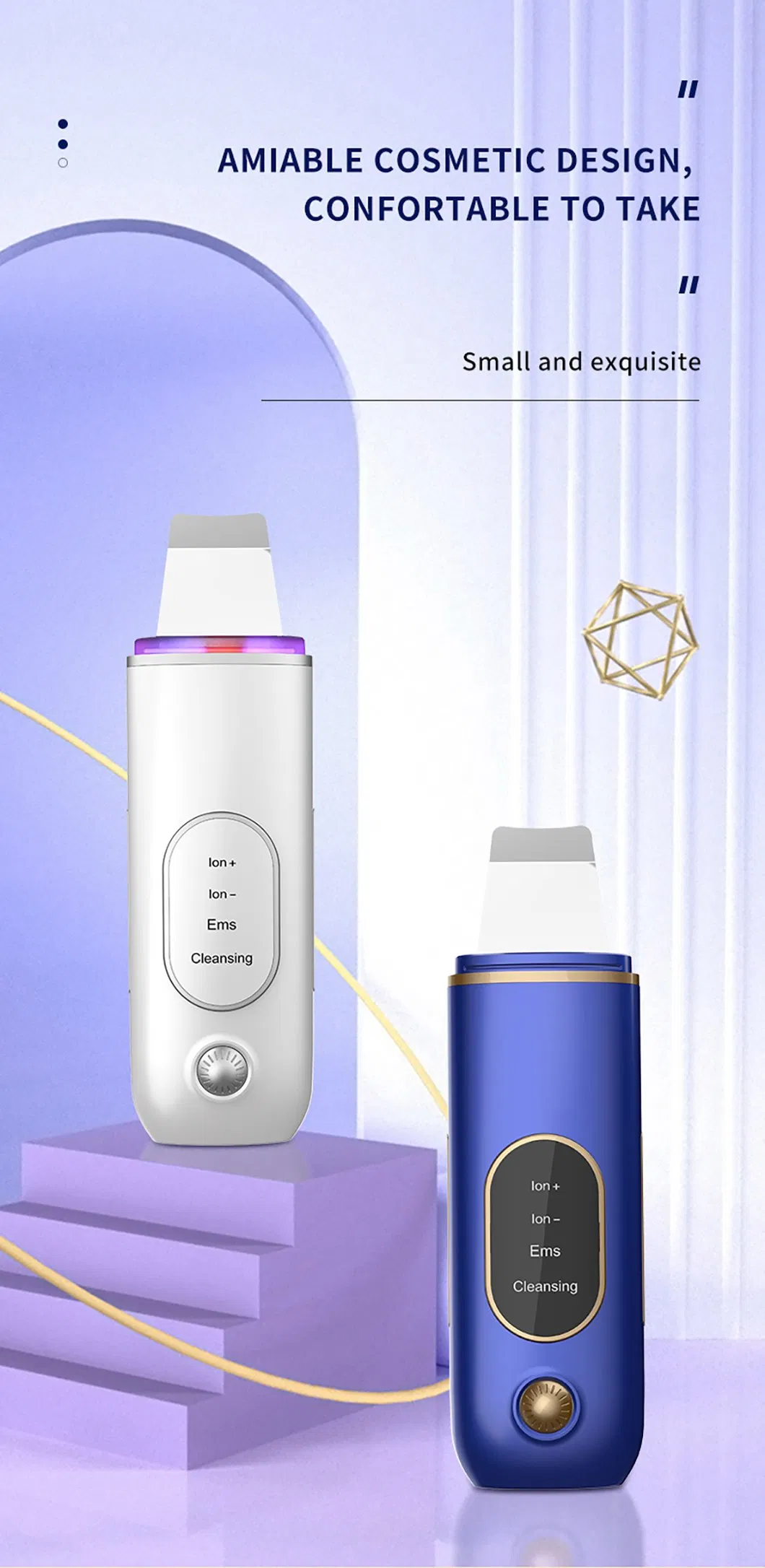 Professional Ultrasonic Skin Scrubber Detail 9