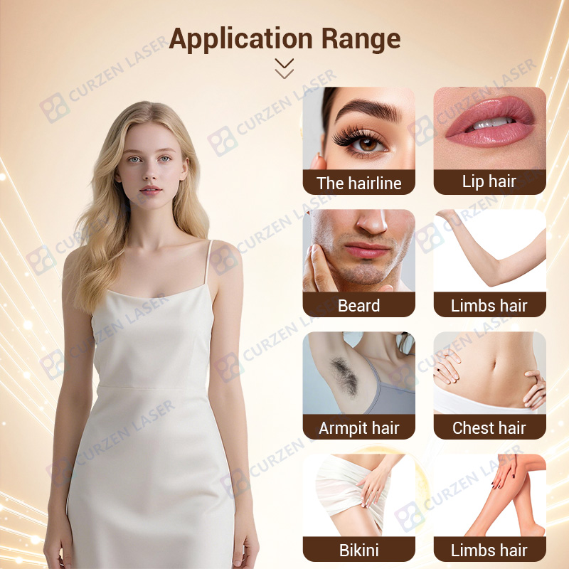 Home Use Hair Removal Device for Convenient Hair Removal