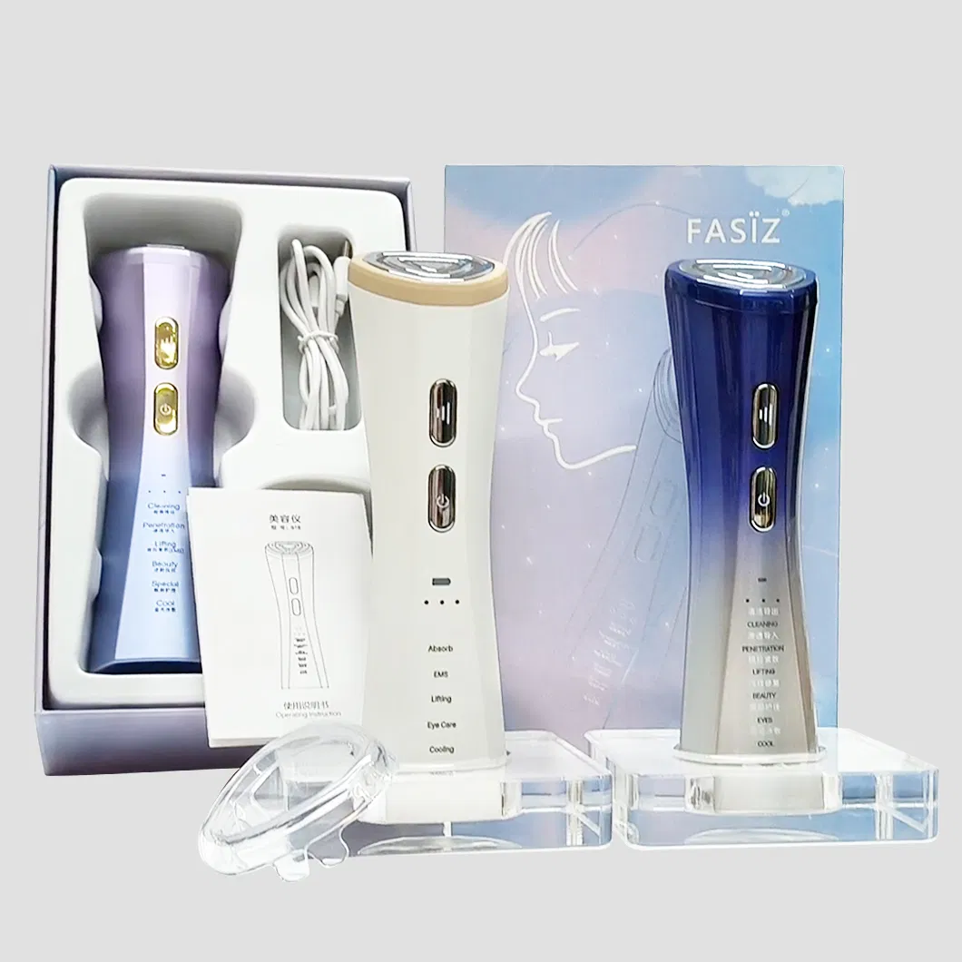 Factory Direct Delivery Blue Light Treatment Ice-Compress Mini Portable RF Beauty Device