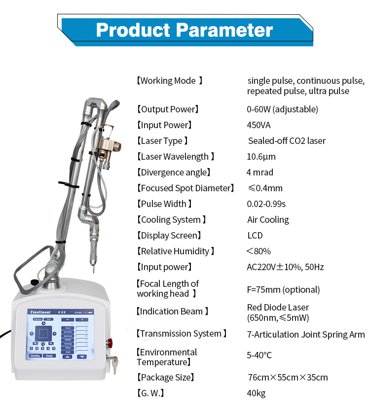 2025 New Portable Professional Fractional CO2 Laser Anti-Aging, Skin Tightening &amp; 360° Vaginal Rejuvenation Beauty Device