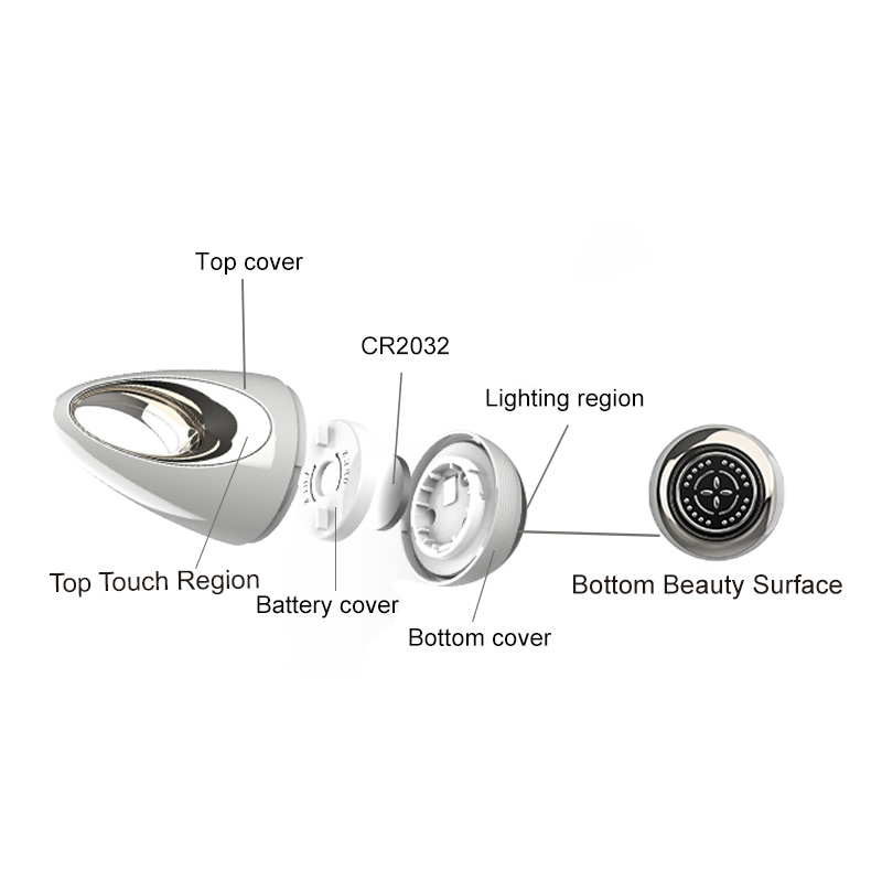 EMS Facial Eye Massager Face Lifting Beauty Device for Anti-Aging Wrinkle Removal