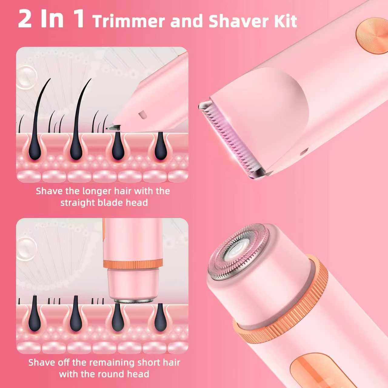 667 Women's Electric Painless Body Hair Removal Device for Face Body &amp; Underarm Use Women's Razor