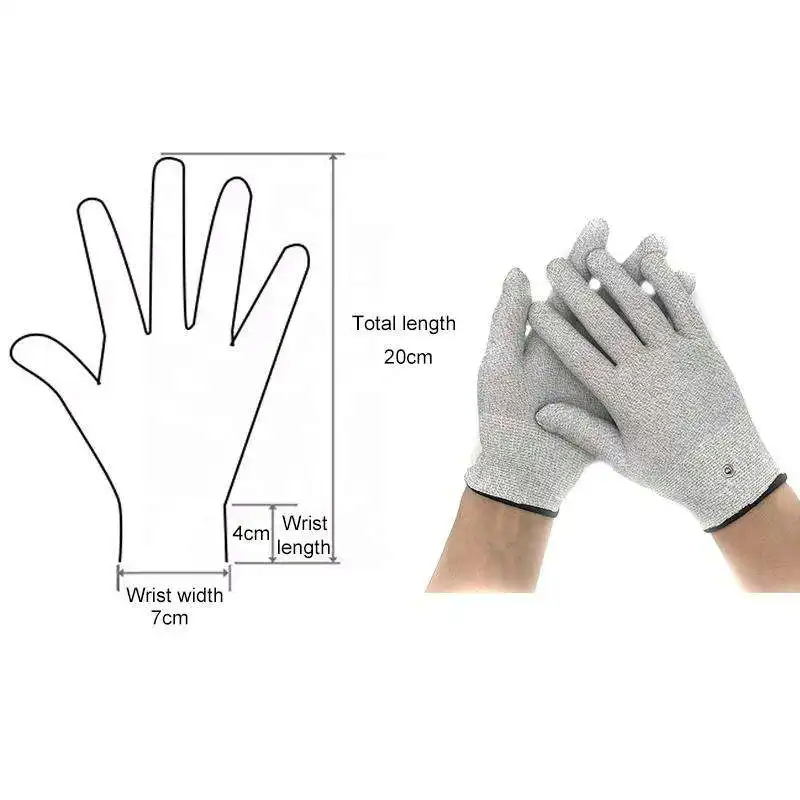 Skin Beauty Equipment SPA Salon Use EMS Microcurrent Gloves Face Lifting Micro Current Microcorriente Machine RF Radio Frequency Massage Facial Toning Device