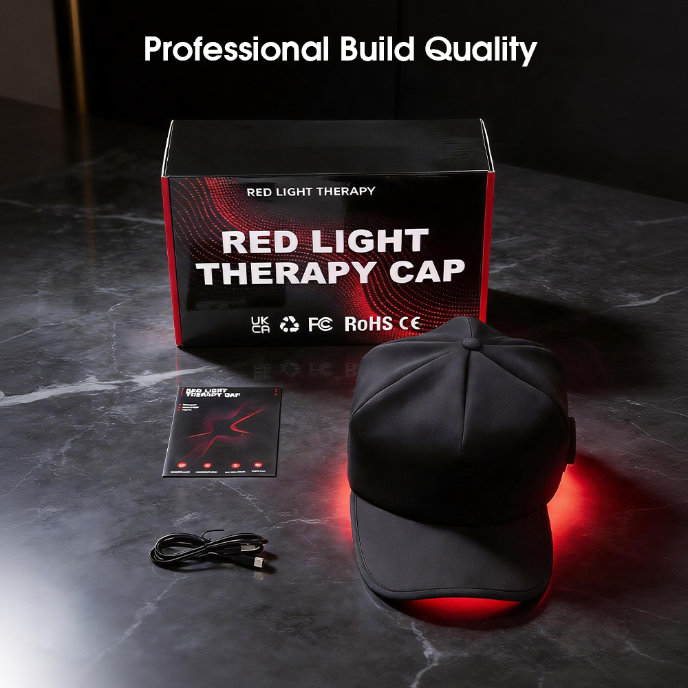 2026 Popular Wireless Red Light Therapy Cap 72 LED Scalp Care Device Award Winning Design Dual Wavelength 660nm 850nm