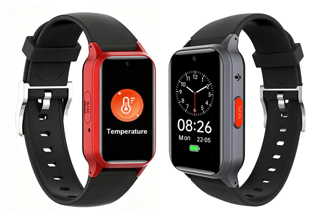 Beauty design IP67 waterproof smart 4G GPS electronic tracking watch device with HR BP body temperature monitoring Y6Pro