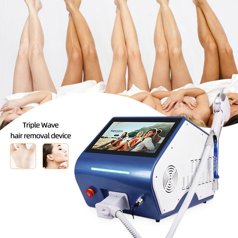 Three-band Hair Removal Device Whole Body Available Safe and Noninvasive Skin Rejuvenation and Firming Improves Skin Texture