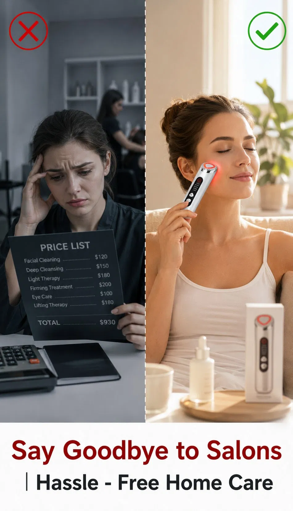 Smart Display Handheld Beauty Device View 3