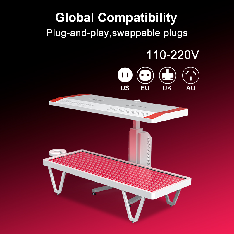 Magique Power 2 Way Use Fitness Touch Screen Remote Control Led Full Body Infrared Therapy Device Red Light Therapy Panel Bed