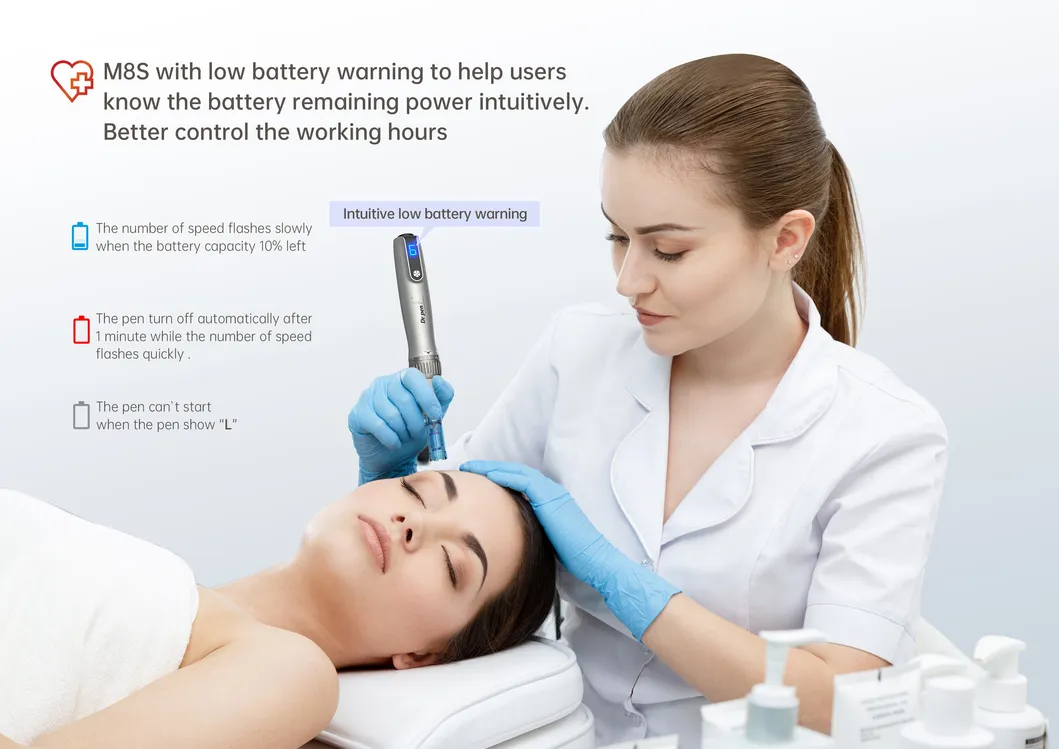 Professional Advanced M8 Microneedling Device for Skin Rejuvenation