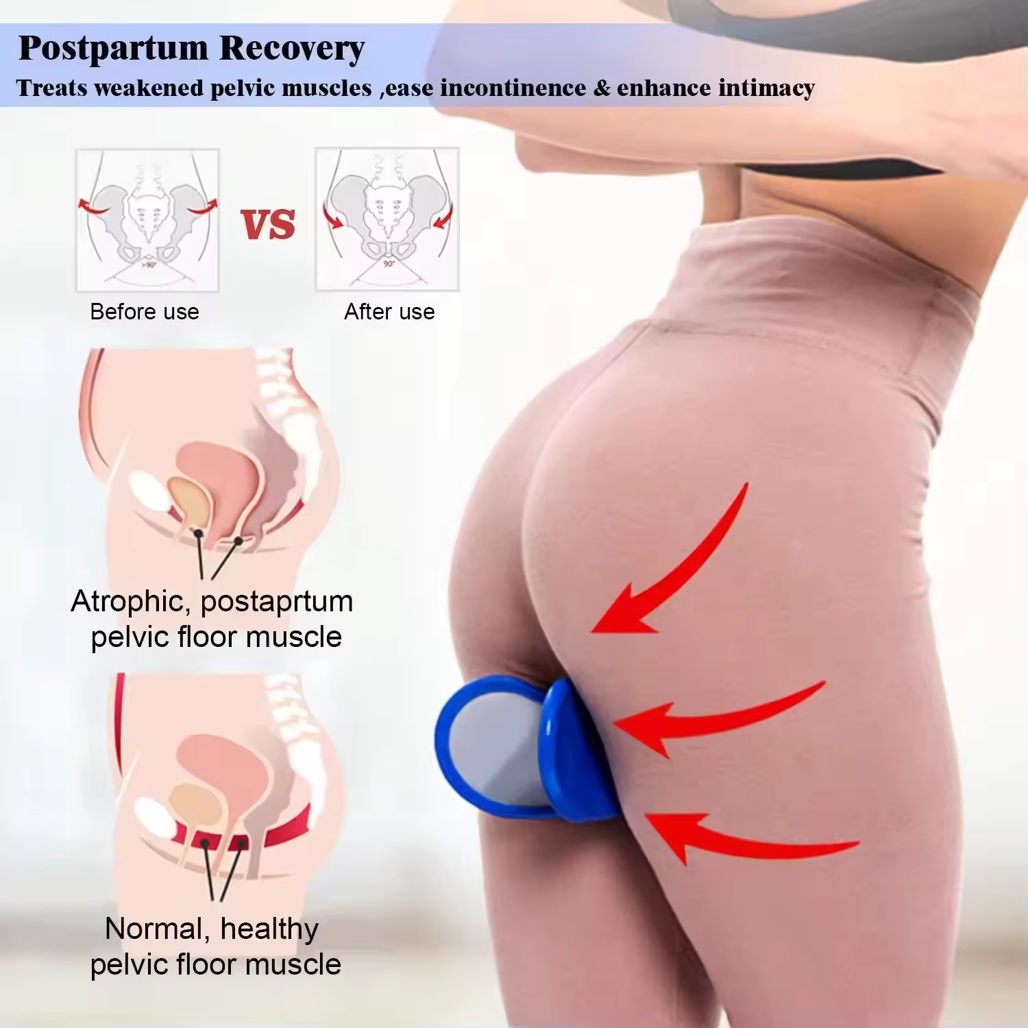 YX Adjustable Gym Fitness Tool For Women Household Pelvic Muscle Thigh Exerciser Buttock Lift Thigh Masters