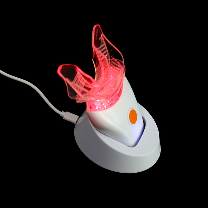 Gum Recession and Tooth Sensitivity Stop Red Light Therapy LED Device With or Without Vibration Accelerator