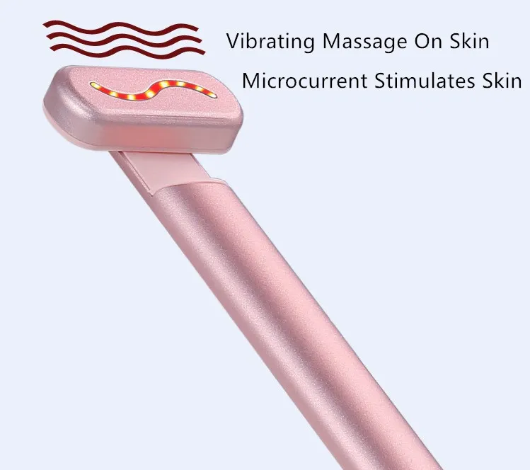 EMS Microcurrent Winkle Removal Red Light Therapy Eye Beauty Device