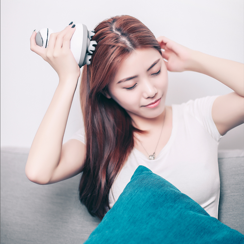 Waterproof Scalp Stress Relax Electric Head Massager Cordless Scalp 84 Massage Nodes Electric Scalp Massager