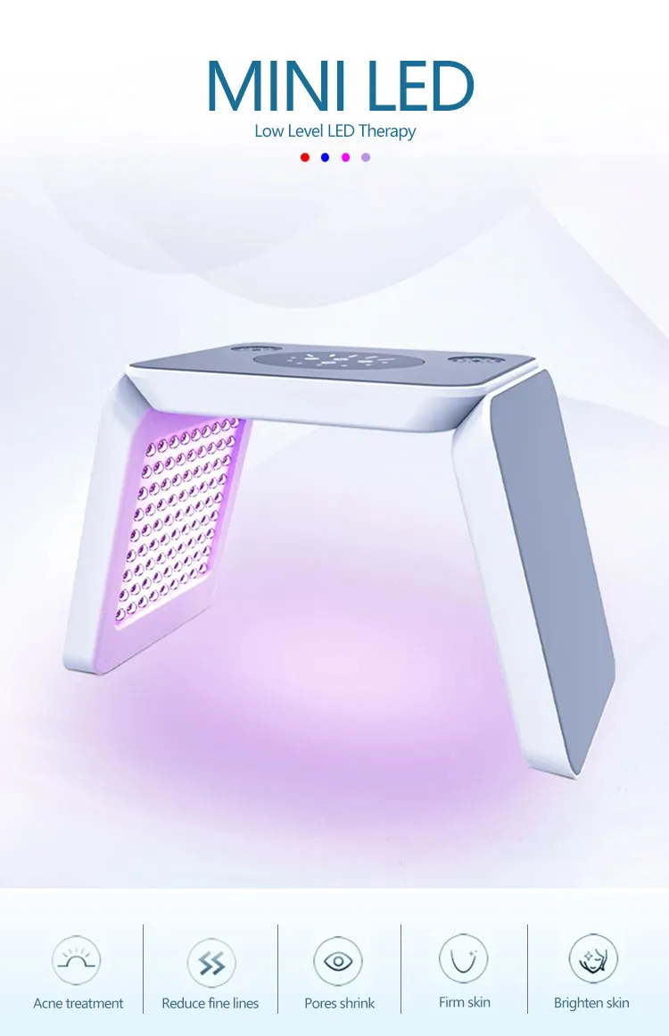 LED PDT Bio Light Therapy Mask Acne Treatment 7 Colors Red Light Therapy Facial Caring Device for Face and Body
