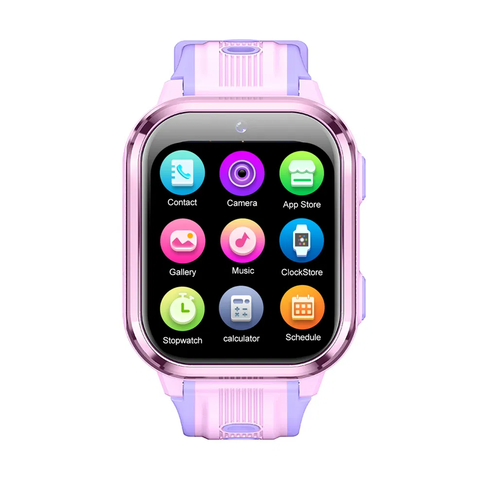 2026 new beauty waterproof 4G Children smart electronic GPS Tracking watch device with POP social media class mode D40