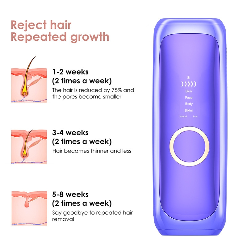 Customizable Ice Cooling Laser Hair Removal Device for Beauty Center Home Use