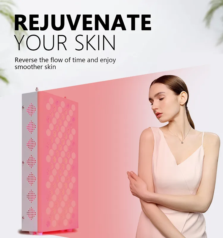4 Wavelengths Red Light Therapy Device for Skin Rejuvenation