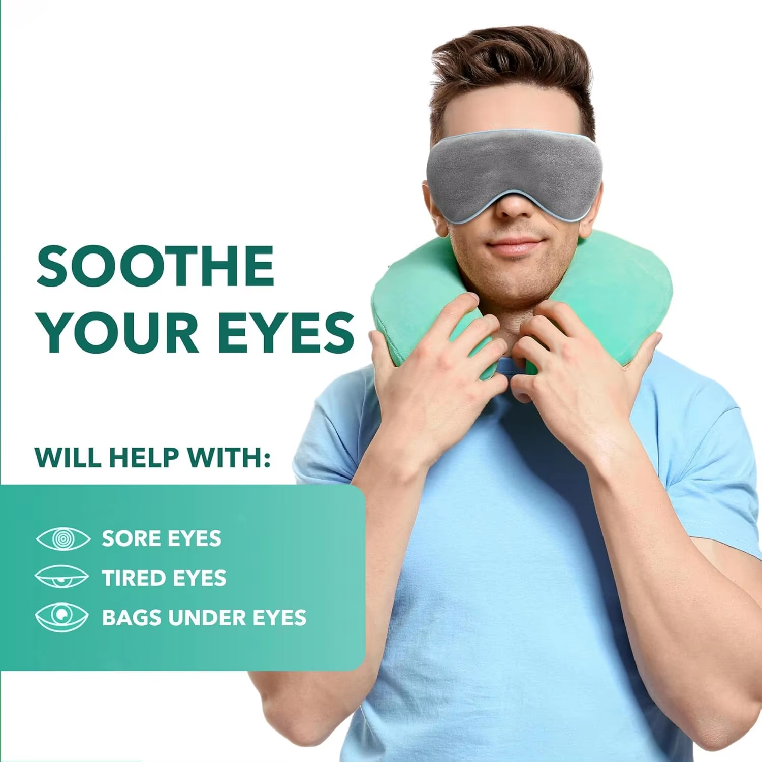 Customized Far-Infrared Heating Eye Mask For Dry Eyes USB-Powered Personal Care Appliance Blepharitis Style Eye Household