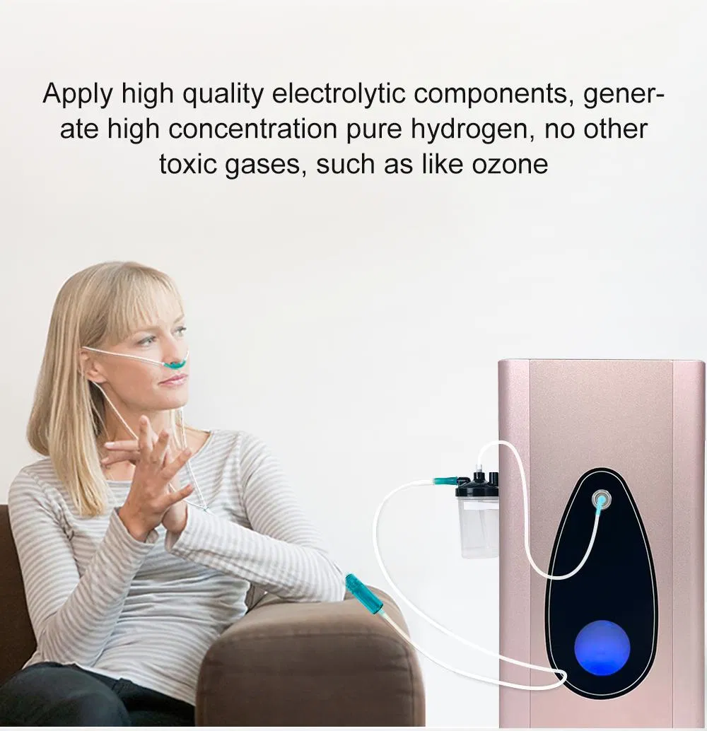 Portable H2 Breathing Machine Hydrogen Absorber Hydrogen Gas Generation Device for Beauty