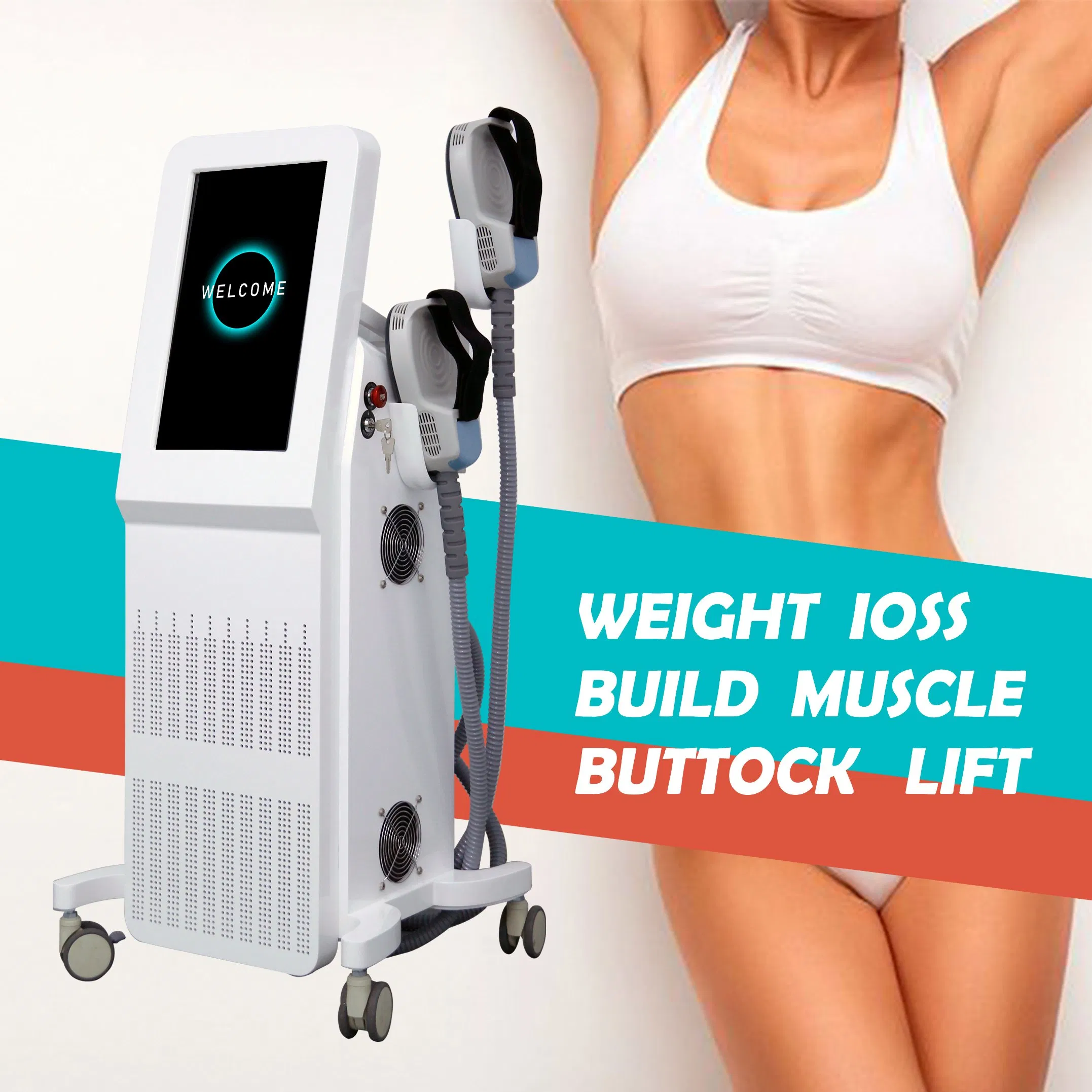Km Electromagnetic Muscle Stimulator Body Contouring Device
