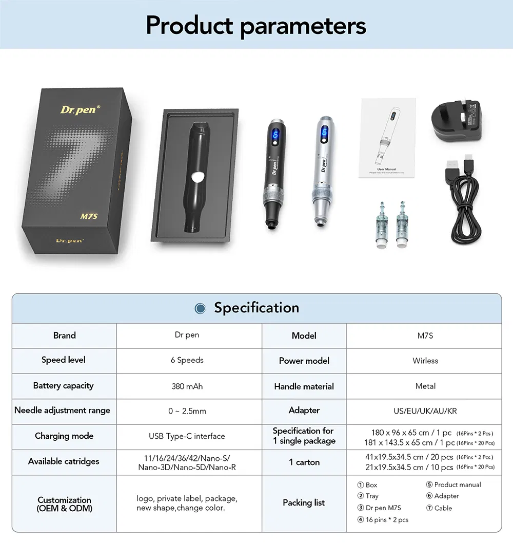 Professional Microneedling Device for Skin Renewal and Rejuvenation